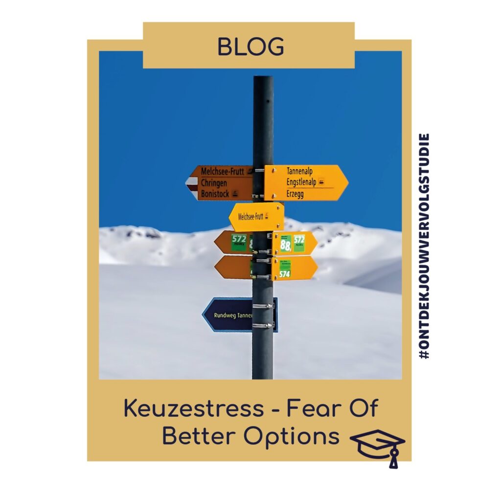 Keuzestress - Fear of better options